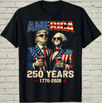 250 Years of America Shirt, Patriotic 1776–2026 Graphic Tee