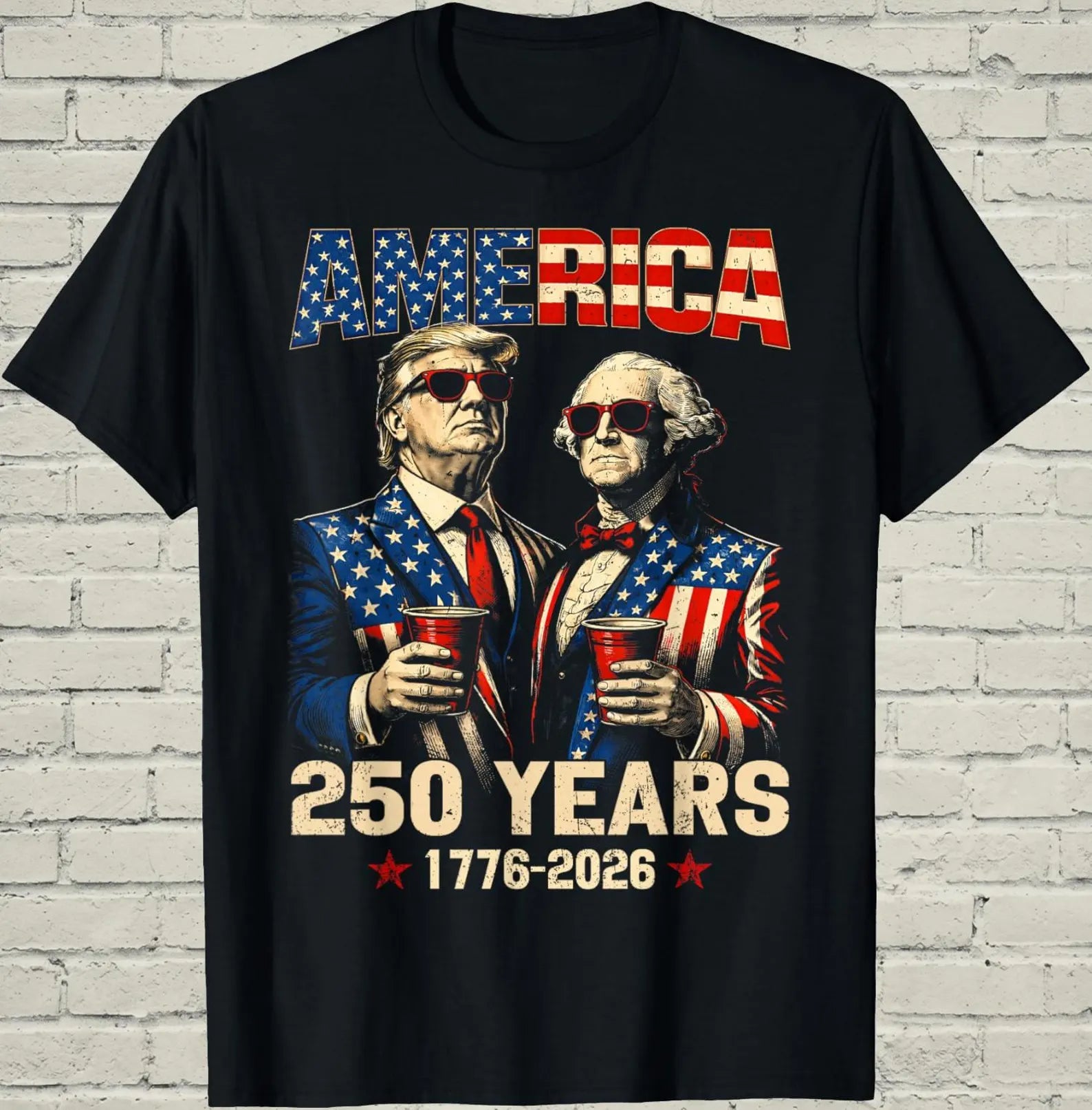 250 Years of America Shirt, Patriotic 1776–2026 Graphic Tee