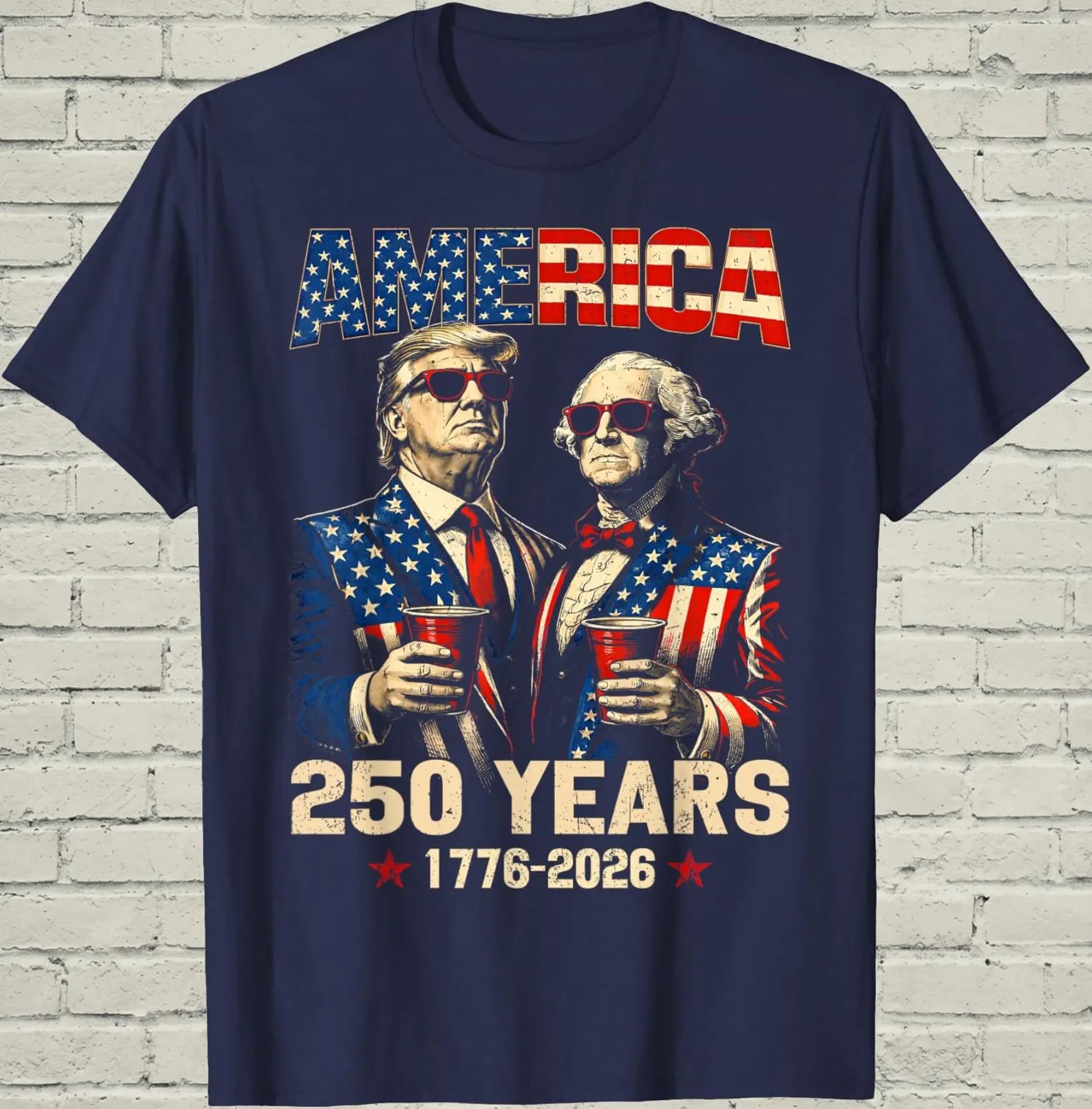 250 Years of America Shirt, Patriotic 1776–2026 Graphic Tee