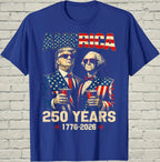 250 Years of America Shirt, Patriotic 1776–2026 Graphic Tee