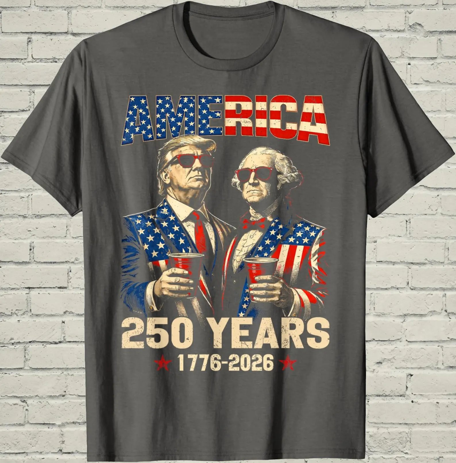 250 Years of America Shirt, Patriotic 1776–2026 Graphic Tee