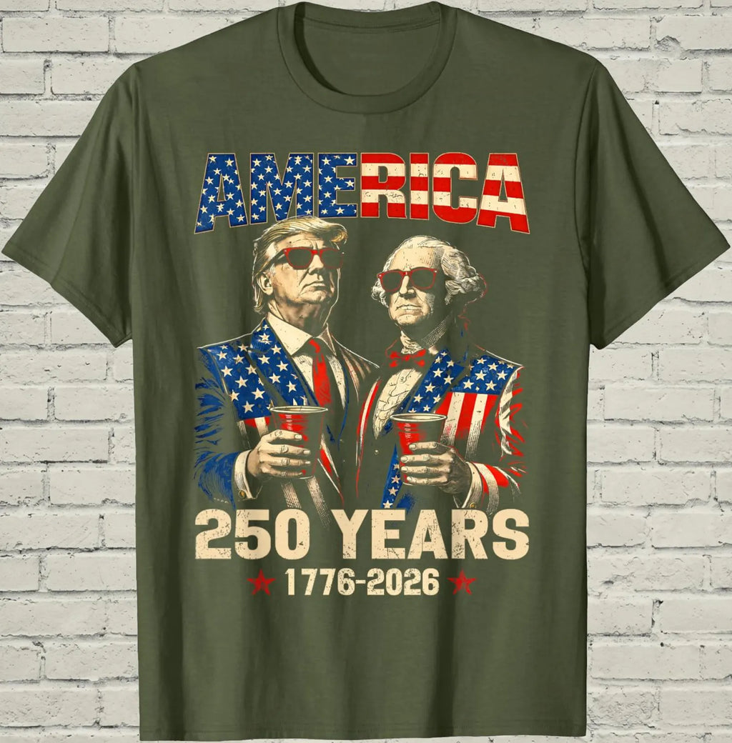 250 Years of America Shirt, Patriotic 1776–2026 Graphic Tee
