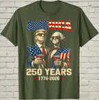250 Years of America Shirt, Patriotic 1776–2026 Graphic Tee