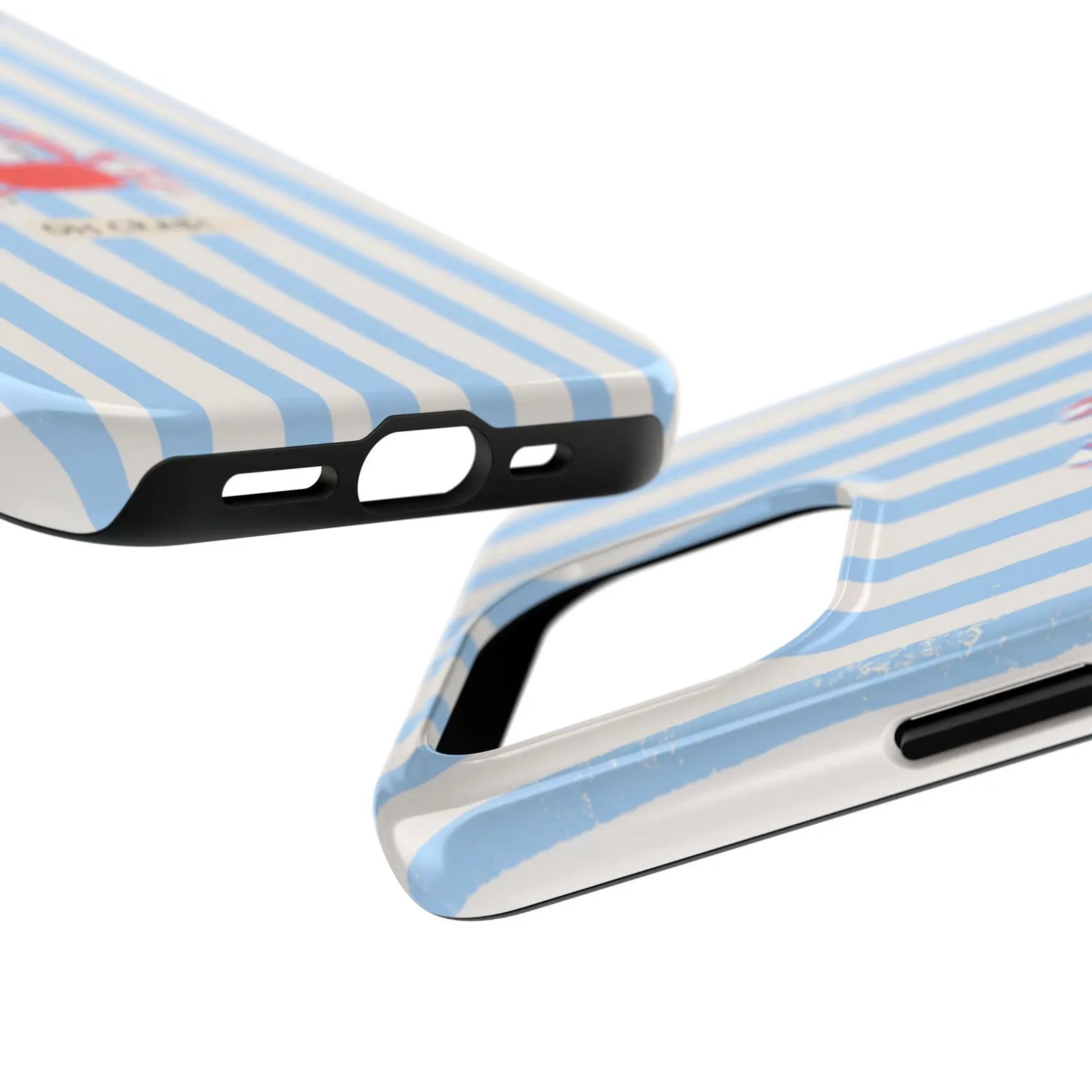Oh Crab! Striped Beach Phone Case