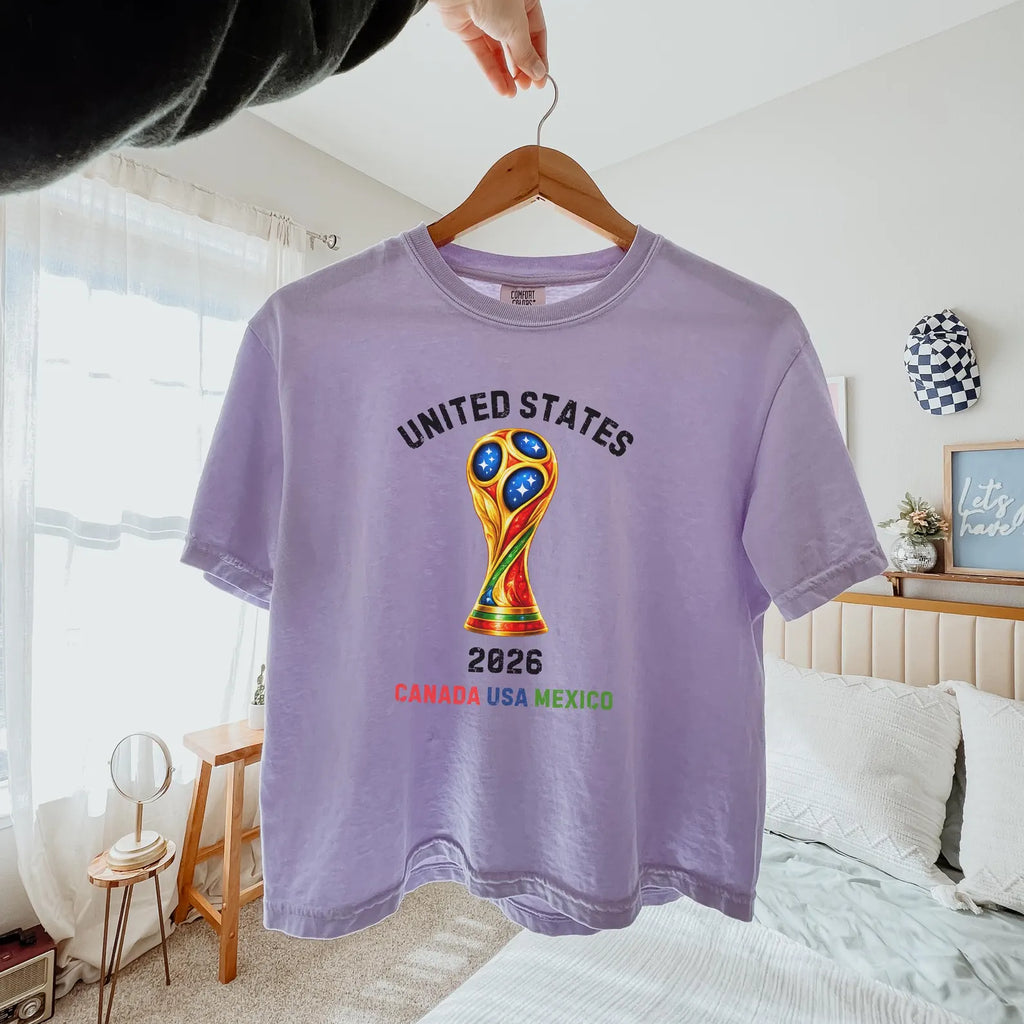 North America Soccer Fan Shirt, 2026 Patriotic Sports Tee