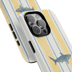 Coastal Shark Stripes Phone Case
