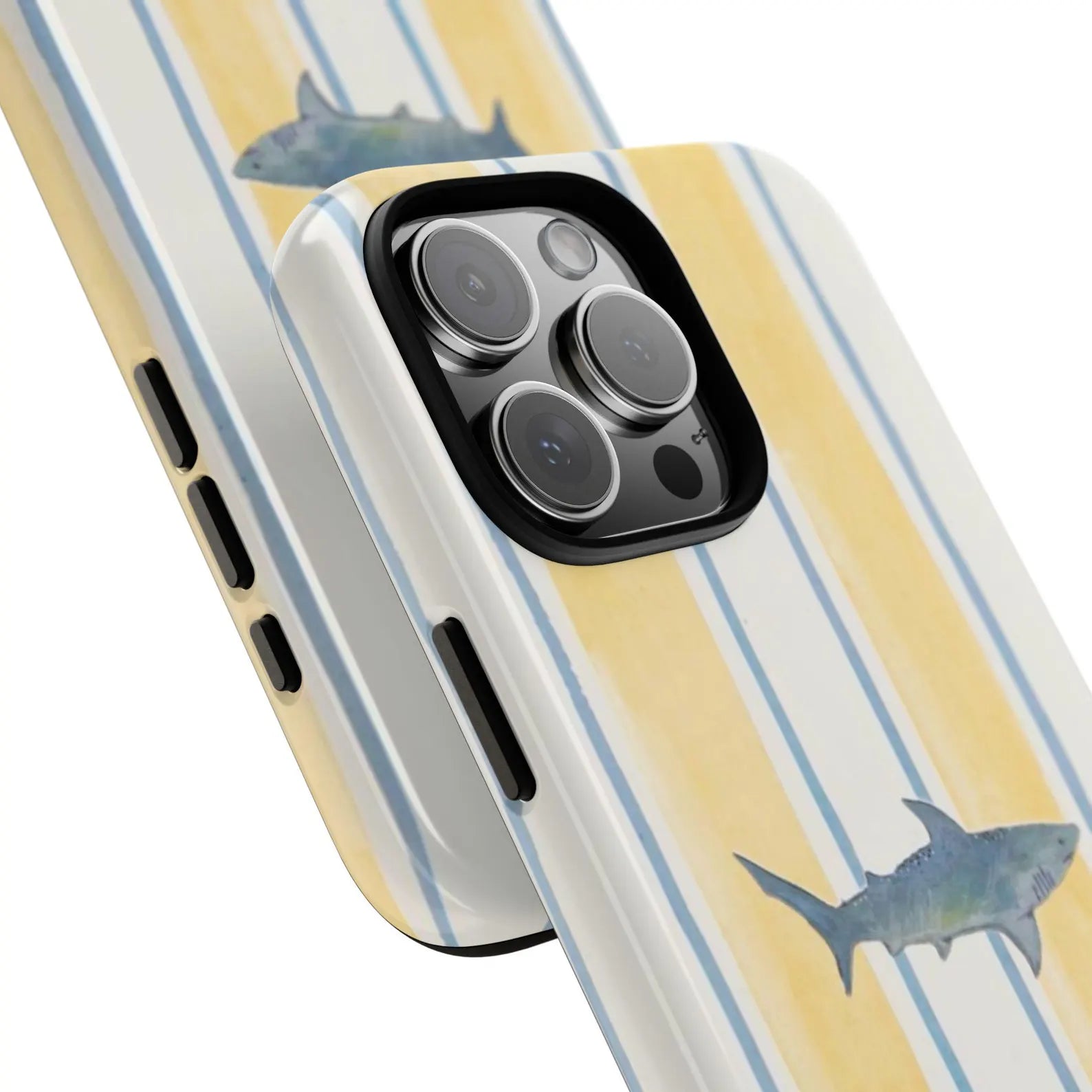 Coastal Shark Stripes Phone Case