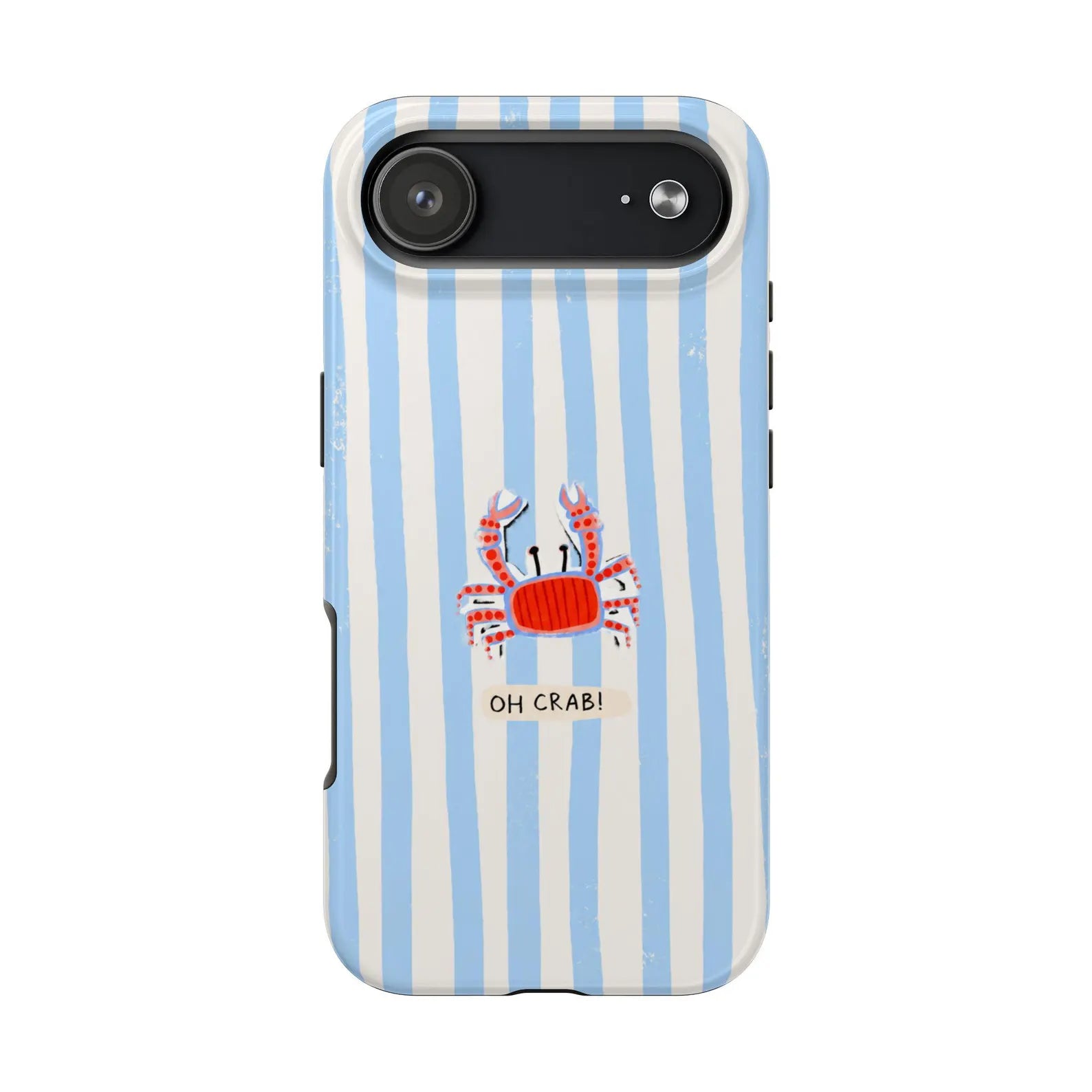 Oh Crab! Striped Beach Phone Case