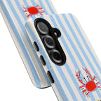 Oh Crab! Striped Beach Phone Case