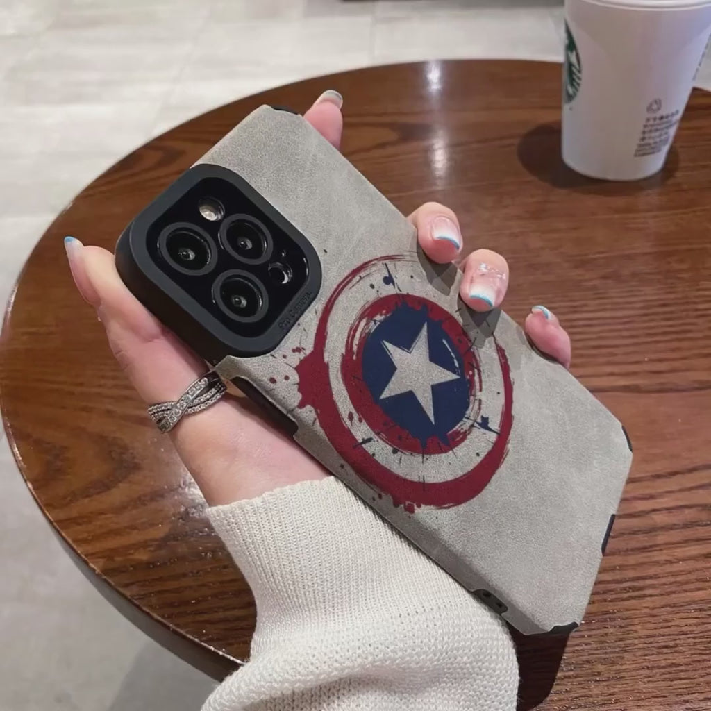 Vintage Patriot Shield Phone Case