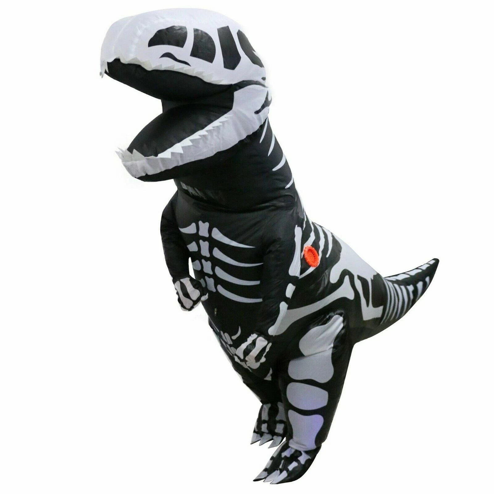 Inflatable Dinosaur Costume, Funny T-Rex Halloween Costume, Adult Dino Party Outfit