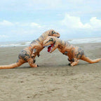Inflatable Dinosaur Costume, Funny T-Rex Halloween Costume, Adult Dino Party Outfit